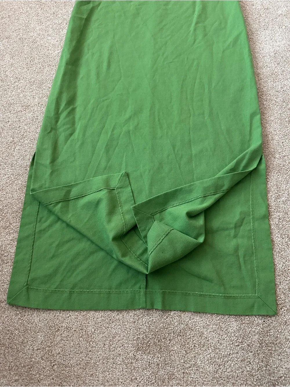 Tuckernuck Pomander Place Florencia One Shoulder Green Midi Dress Size XS